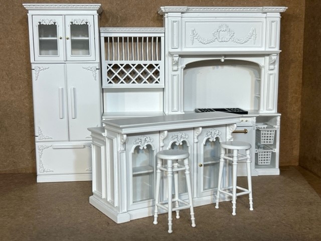 Greenwich Kitchen Set White - Click Image to Close